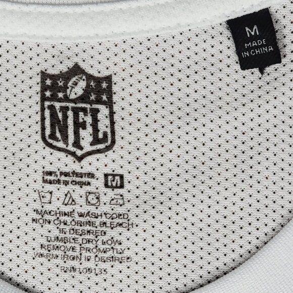 NFL Women's New York Giants White Mesh Tee Shirt - M - Picture 7 of 7